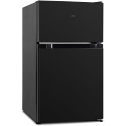 CHiQ Réfrigérateur congélateur en haut Réfrigérateur congélateur - 86 L (61/25L) - Portes réversibles, Congélateur 4 étoiles, Ma