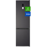 CHiQ 356L Réfrigérateur Combiné NoFrost Contrôle Intelligent Noir | FBM351NEI42, Silencieux 35dB, Mode Éco, Congélation 4 Étoile