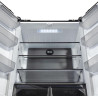 CHIQ Réfrigérateur américain multiportes, Hauteur 182cm, Profondeur 63cm, capacité totale 415L, Température Care+, Contrôle de l