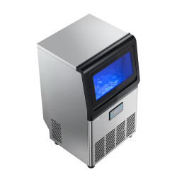 VEVOR Machine à Glaçons Commerciale 36 kg/24 h Capacité de Stockage de 6 kg, Pour Restaurant Bar Café Bureau Maison, Appareil à 