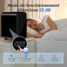 YASHE Mini réfrigérateur, 6 litres/8 canettes 220-240 V AC/DC Réfrigérateurs thermoélectriques portables pour chambre à coucher,