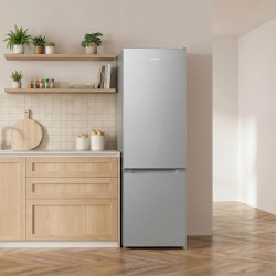 Comfee' RCB268LS2EU(E) Réfrigérateur Combiné, 262L, Acier Inoxydable | Grande Capacité 262L (197+65), Low Frost, Hauteur 177,3 c