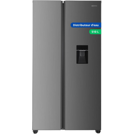 GEDTECH Réfrigérateur multi-portes GSBS510IXT 510L (324L + 181L) - Inox