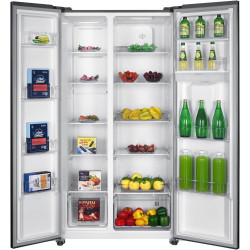 GEDTECH Réfrigérateur multi-portes GSBS510IXT 510L (324L + 181L) - Inox