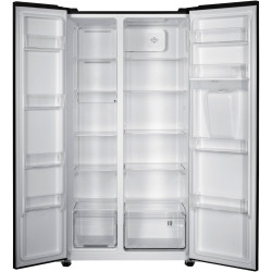 GEDTECH Réfrigérateur multi-portes GSBS510BL 510L (324L + 181L) - Distributeur d'eau - Noir