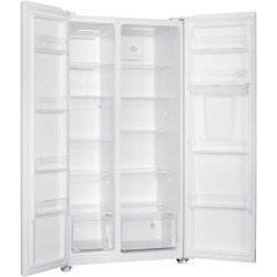 GEDTECH Réfrigerateur américain GSBS510WH 510L (324L + 181L) - No Frost - Blanc