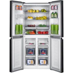 GEDTECH Réfrigerateur multi-portes GMP470IXT 470L (301L + 169L) - Distributeur d'eau - No Frost - Inox