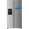 GEDTECH Réfrigérateur Américain GSBSA513IX Side by Side 513L - Distributeur d'eau et machine à glaçons automatique - Inox