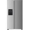 GEDTECH Réfrigérateur Américain GSBSA513IX Side by Side 513L - Distributeur d'eau et machine à glaçons automatique - Inox