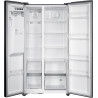 GEDTECH Réfrigérateur Américain GSBSA513IX Side by Side 513L - Distributeur d'eau et machine à glaçons automatique - Inox