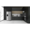 GEDTECH Réfrigérateur Américain GSBSA513IX Side by Side 513L - Distributeur d'eau et machine à glaçons automatique - Inox