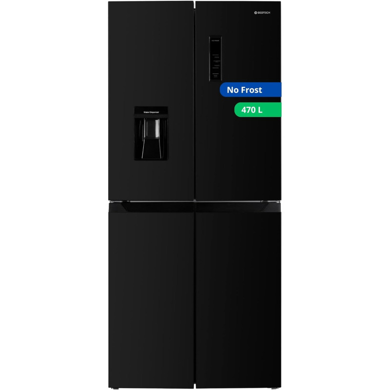 GEDTECH Réfrigerateur multi-portes GMP470BL 470L (301L + 169L) - No Frost - Noir
