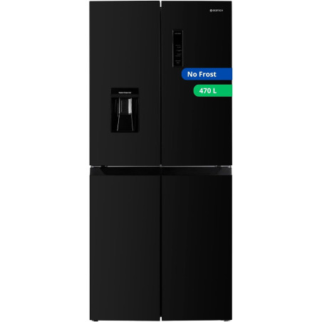 GEDTECH Réfrigerateur multi-portes GMP470BL 470L (301L + 169L) - No Frost - Noir