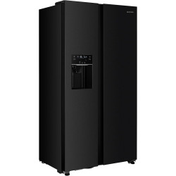 GEDTECH Réfrigérateur Américain GSBSA513DX Side by Side 513L - Distributeur d'eau et machine à glaçons automatique