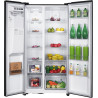 GEDTECH Réfrigérateur Américain GSBSA513DX Side by Side 513L - Distributeur d'eau et machine à glaçons automatique