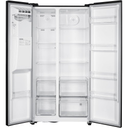 GEDTECH Réfrigérateur Américain GSBSA513DX Side by Side 513L - Distributeur d'eau et machine à glaçons automatique