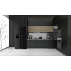 GEDTECH Réfrigérateur Américain GSBSA513DX Side by Side 513L - Distributeur d'eau et machine à glaçons automatique