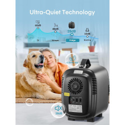 FOHERE Mini Frigo de Chambre 5 Litres/ 6 Canettes, Petit Frigo Thermoélectrique CA/CC, Cosmetique, Mini Réfrigérateurs pour Bois