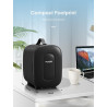FOHERE Mini Frigo de Chambre 5 Litres/ 6 Canettes, Petit Frigo Thermoélectrique CA/CC, Cosmetique, Mini Réfrigérateurs pour Bois
