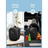 FOHERE Mini Frigo de Chambre 5 Litres/ 6 Canettes, Petit Frigo Thermoélectrique CA/CC, Cosmetique, Mini Réfrigérateurs pour Bois