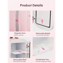 FOHERE Mini Frigo de Chambre 5L