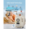 FOHERE Mini Frigo de Chambre 5 Litres/ 6 Canettes, Petit Frigo Thermoélectrique CA/CC, Cosmetique, Mini Réfrigérateurs pour Bois