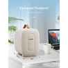FOHERE Mini Frigo de Chambre 5 Litres/ 6 Canettes, Petit Frigo Thermoélectrique CA/CC, Cosmetique, Mini Réfrigérateurs pour Bois