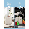FOHERE Mini Frigo de Chambre 5 Litres/ 6 Canettes, Petit Frigo Thermoélectrique CA/CC, Cosmetique, Mini Réfrigérateurs pour Bois