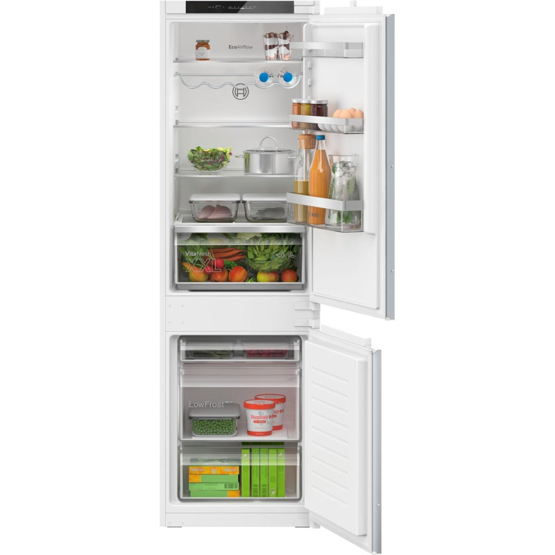 Bosch KIV86VSE0 Série 4 - Réfrigérateur combiné, encastrable, éclairage LED