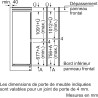 Bosch KIV86VSE0 Série 4 - Réfrigérateur combiné, encastrable, éclairage LED