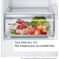 Bosch KIV865SE0 Série 2 - Réfrigérateur combiné, intégrable, LowFrost