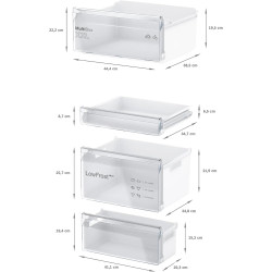 Bosch KIV865SE0 Série 2 - Réfrigérateur combiné, intégrable, LowFrost