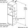 Bosch KIR41VFE0 Série 4 - Réfrigérateur, encastrable, Cool Airflow
