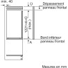 Bosch KIR41VFE0 Série 4 - Réfrigérateur, encastrable, Cool Airflow