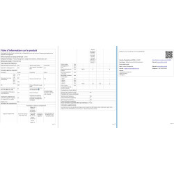Comfee' RCS536LS01EU(E) Réfrigérateur Side by Side, No Frost, 553L, Blanc | 347 L Pour Le Réfrigérateur, 206 L Pour Le Congélate