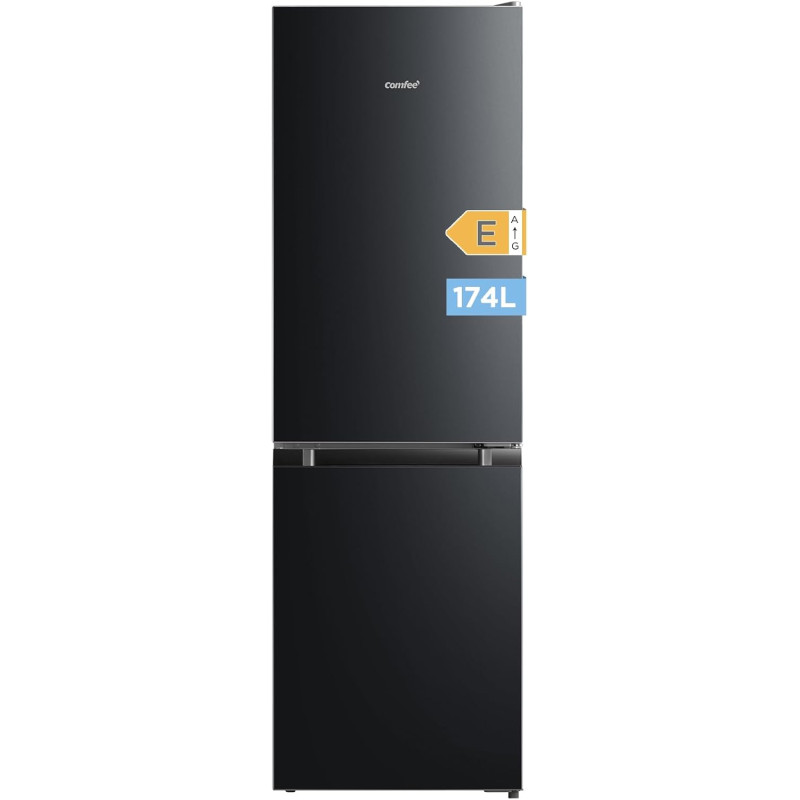 Comfee' RCB169DK2(E) Réfrigérateur avec Congélateur/Hauteur 150 cm/Low Frost/Température Réglable du Réfrigérateur/Lumière LED/1