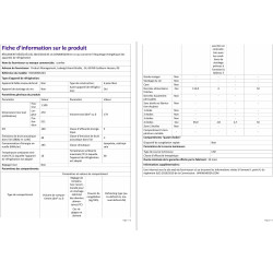 Comfee' RCB169DK2(E) Réfrigérateur avec Congélateur/Hauteur 150 cm/Low Frost/Température Réglable du Réfrigérateur/Lumière LED/1