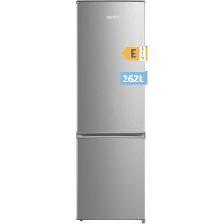 Comfee' RCB359IX2 Réfrigérateur Combiné, 262L(197+65), Grande Capacité, Low Frost, Hauteur 177,3 cm, Faible Bruit 39 dB, Éclaira
