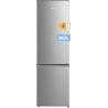 Comfee' RCB359IX2 Réfrigérateur Combiné, 262L(197+65), Grande Capacité, Low Frost, Hauteur 177,3 cm, Faible Bruit 39 dB, Éclaira
