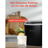 KitchenBrothers Machine a Glacons Professionnel - Machine a Glace Pilée - Machines à Glaçons - Machine a Glacon - Portable Avec 