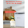 KitchenBrothers Machine a Glacons Professionnel - Machine a Glace Pilée - Machines à Glaçons - Machine a Glacon - Portable Avec 
