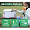 BINGI Glacière Electrique Voiture 12,8L à Compression avec Refroidissement Rapide - Réfrigérateur Portable Jusqu‘à -18°C, 12V/24