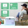 BINGI Glacière Electrique Voiture 18L à Compression avec Refroidissement Rapide - Réfrigérateur Portable Jusqu‘à -18°C, 12V/24V/