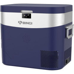 BINGI Glaciere a Compression 22L 12V/24V/230V Glacière Electrique Voiture -18°C - +20°C