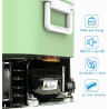 BINGI Compresseur glacière portable 12,8 litres 12/24 V CC et 230 V AC, mini réfrigérateur pour voiture, camion, camping, campin