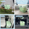 BINGI Glacière Electrique Voiture 18L à Compression avec Refroidissement Rapide - Réfrigérateur Portable Jusqu‘à -18°C, 12V/24V/
