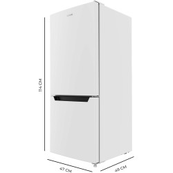 Cecotec bolero coolmarket combi 117 df blanc e
