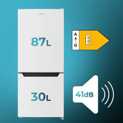Cecotec bolero coolmarket combi 117 df blanc e