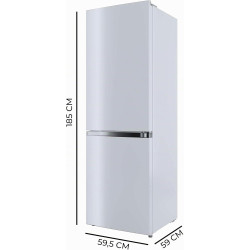 Cecotec bolero coolmarket combi 296 df blanc