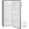 Bomann Réfrigérateur 242L inox VS7316-1-inox, Capacité nette : 242 litres, Éclairage intérieur à DEL, Contrôle de la température